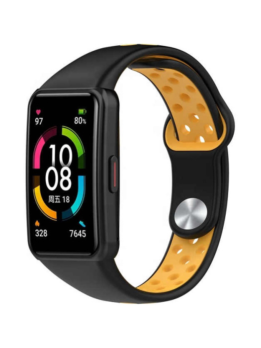 Силиконовый ремешок Rumi N-Style для Huawei Band 6, Honor Band 6