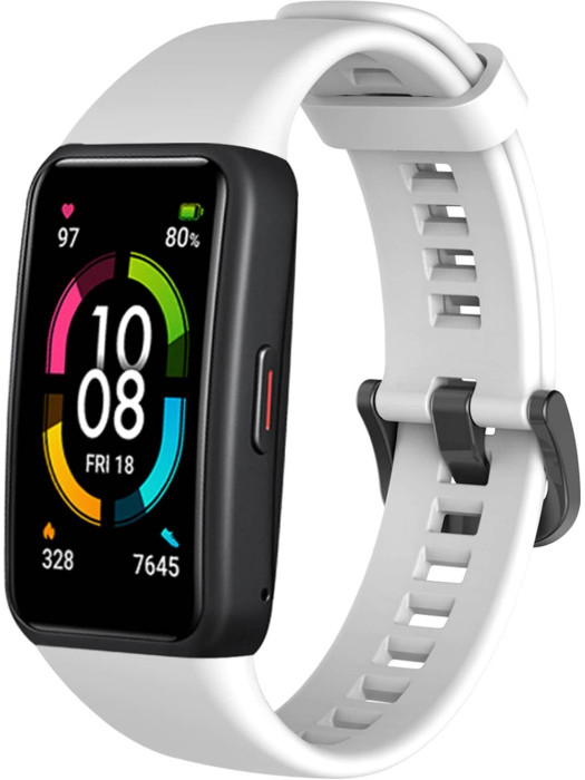 Силиконовый ремешок Rumi для Huawei Band 6, Honor Band 6