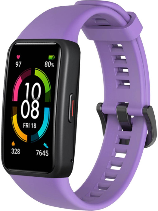 Силиконовый ремешок Rumi для Huawei Band 6, Honor Band 6