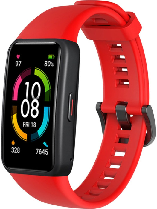 Силиконовый ремешок Rumi для Huawei Band 6, Honor Band 6