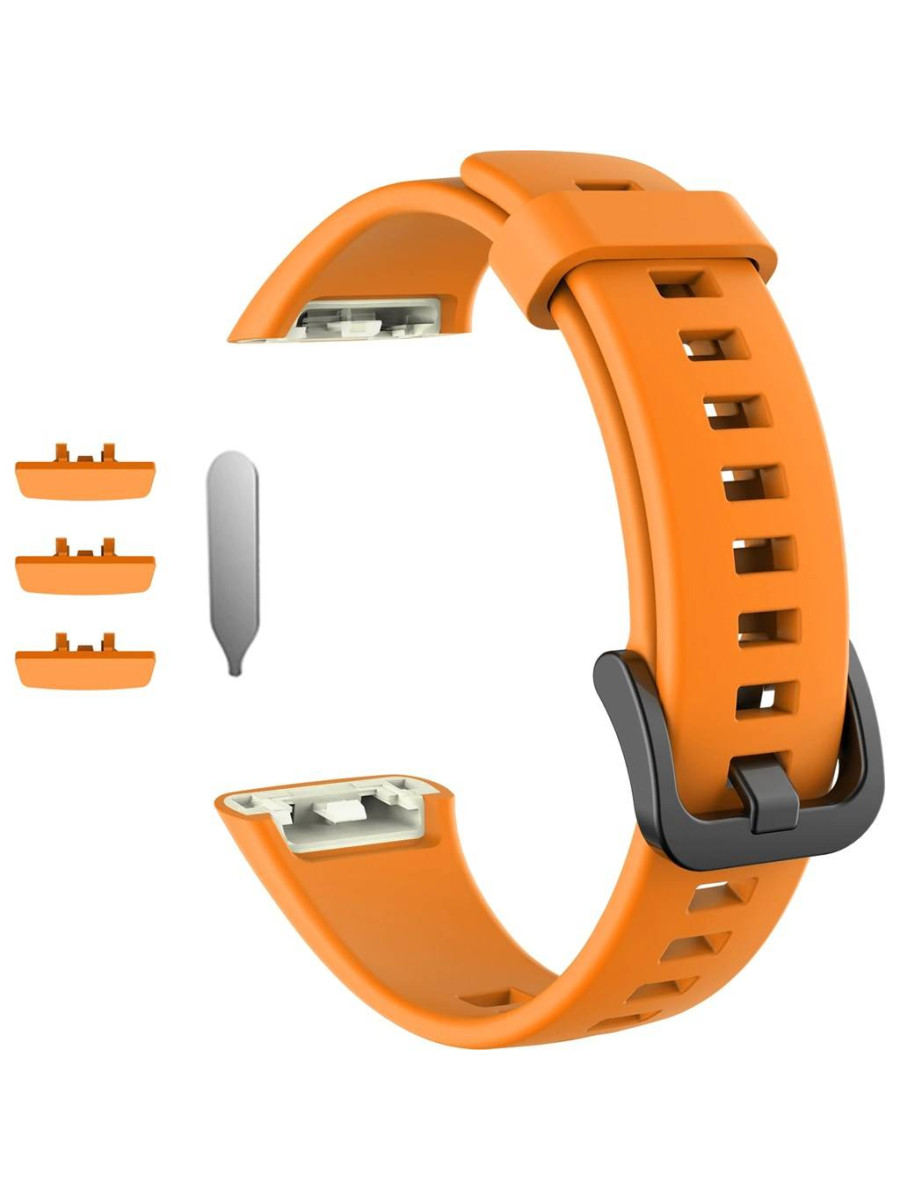 Силиконовый ремешок Rumi для Huawei Band 6, Honor Band 6