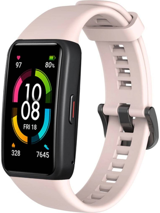 Силиконовый ремешок Rumi для Huawei Band 6, Honor Band 6