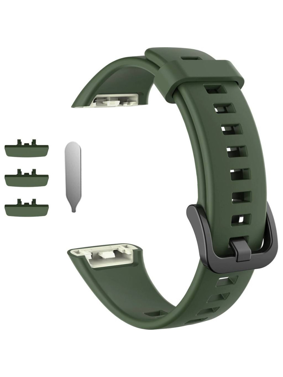 Силиконовый ремешок Rumi для Huawei Band 6, Honor Band 6