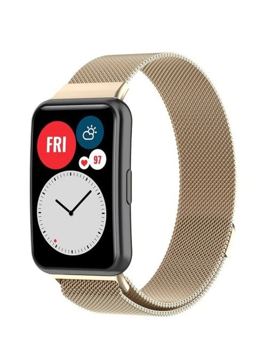 Металлический браслет Rumi Milanese loop для Huawei Watch Fit / Fit Elegant