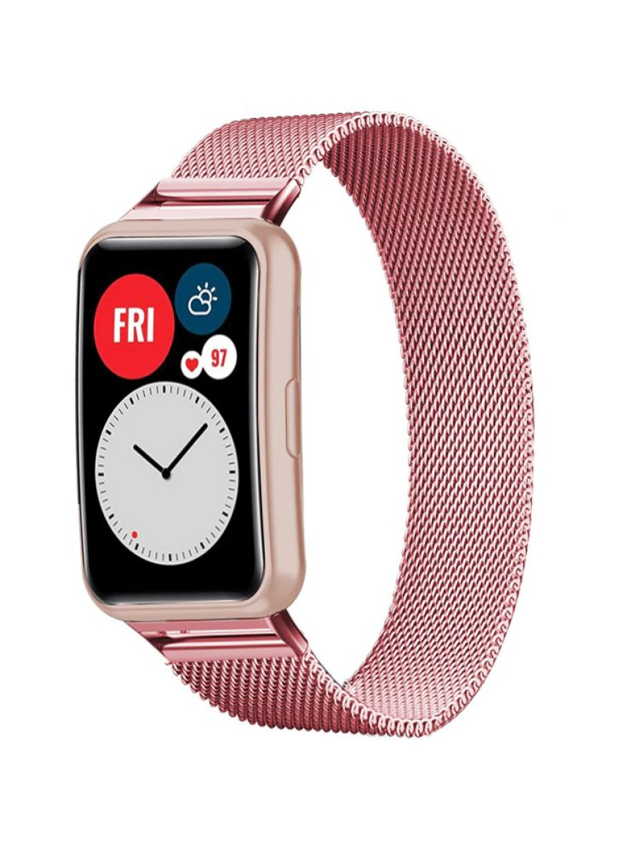 Металлический браслет Rumi Milanese loop для Huawei Watch Fit / Fit Elegant