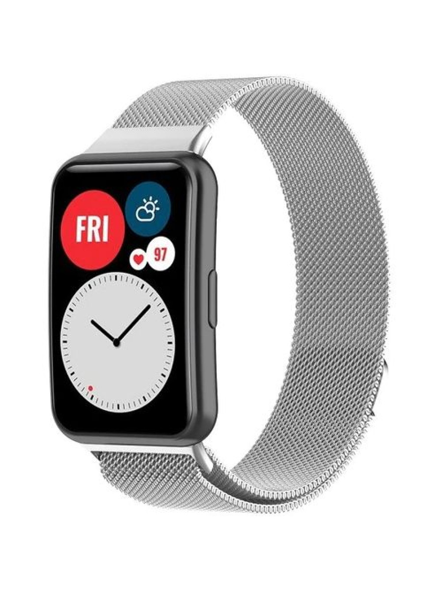Металлический браслет Rumi Milanese loop для Huawei Watch Fit / Fit Elegant
