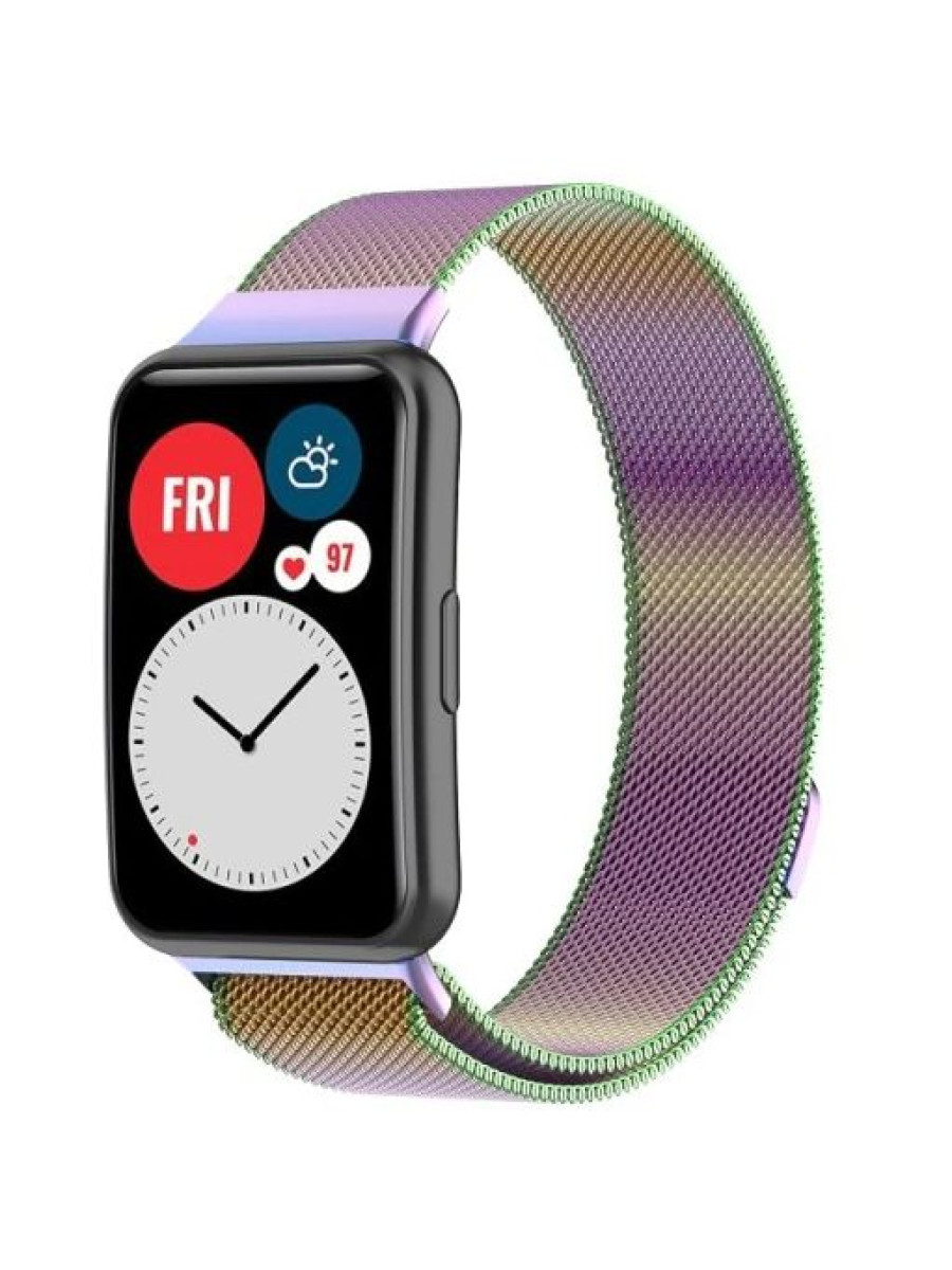 Металлический браслет Rumi Milanese loop для Huawei Watch Fit / Fit Elegant