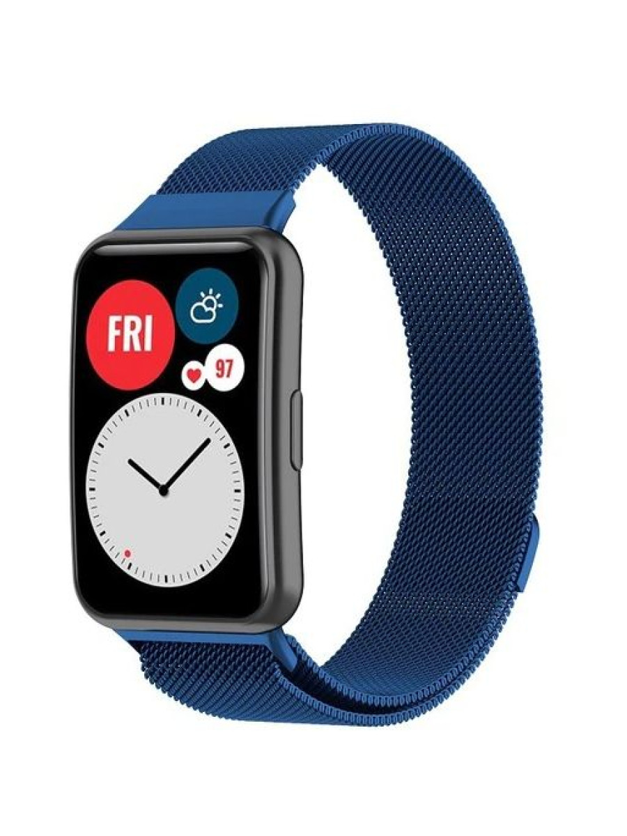 Металлический браслет Rumi Milanese loop для Huawei Watch Fit / Fit Elegant