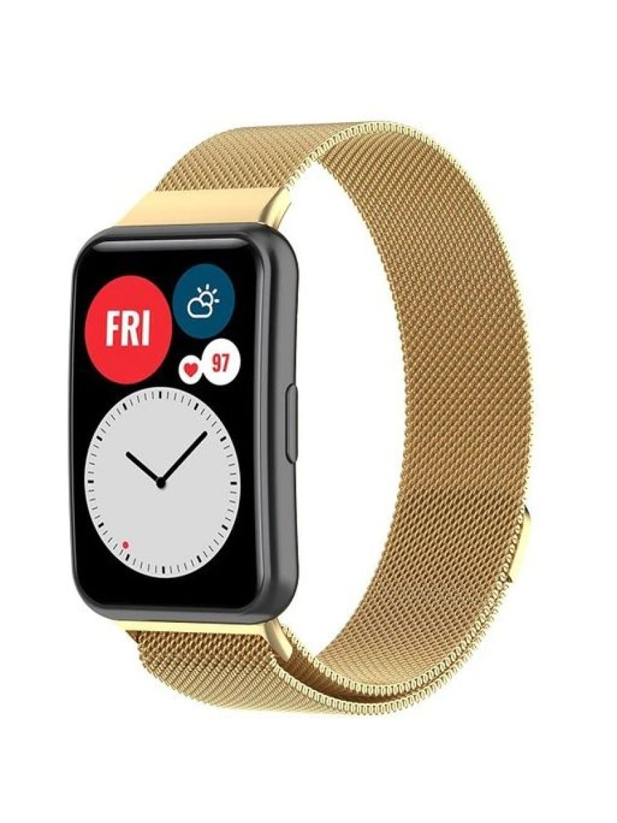 Металлический браслет Rumi Milanese loop для Huawei Watch Fit / Fit Elegant