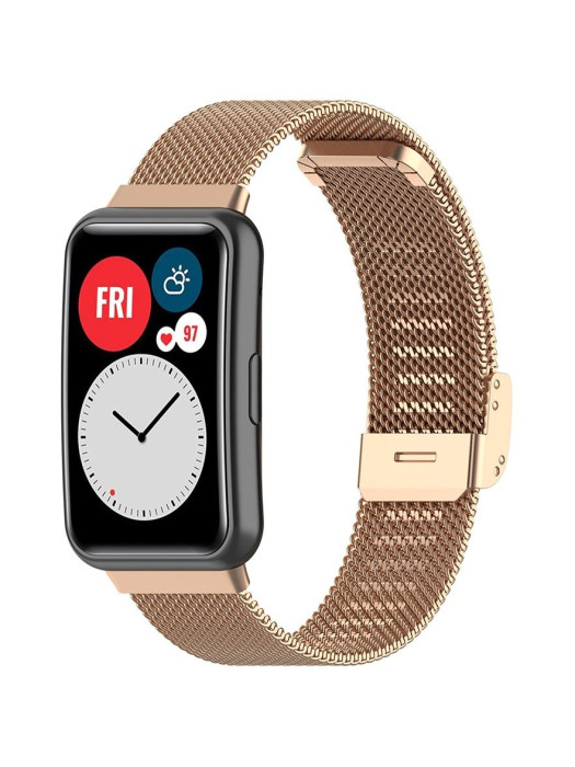 Металлический браслет Rumi Mesh для Huawei Watch Fit / Fit Elegant