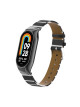 Ремешок с металлической оправой Rumi Ecoleather для Xiaomi Smart Band 8