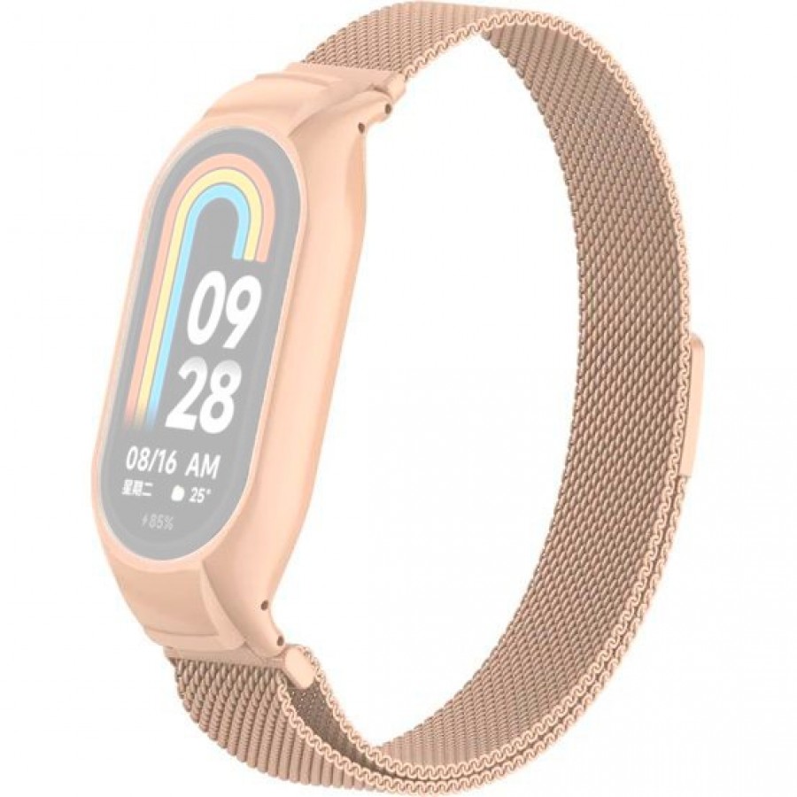 Металлический сетчатый браслет Rumi Milanese Loop для Xiaomi Smart Band 8