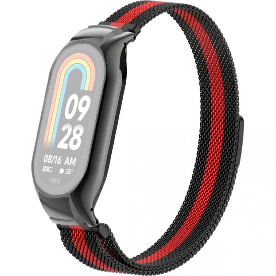 Металлический сетчатый браслет Rumi Milanese Loop для Xiaomi Smart Band 8