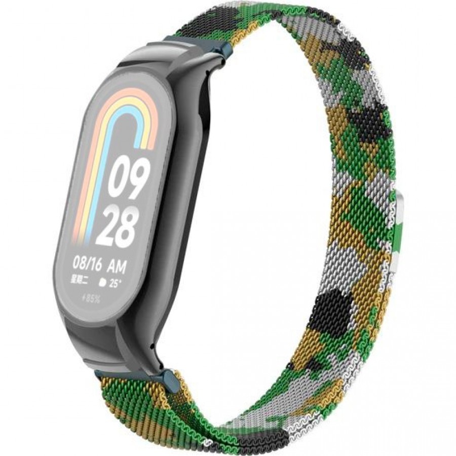 Металлический сетчатый браслет Rumi Milanese Loop для Xiaomi Smart Band 8