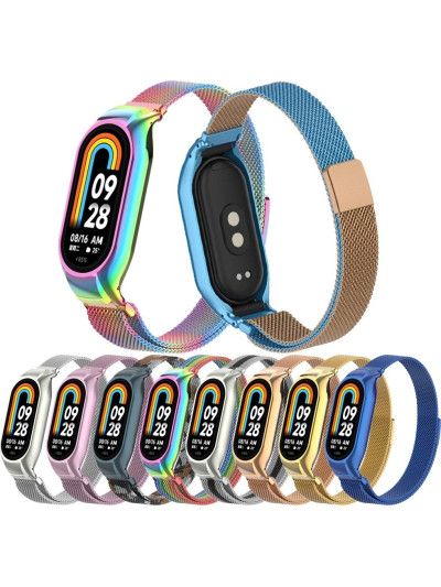 Металлический сетчатый браслет Rumi Milanese Loop для Xiaomi Smart Band 8