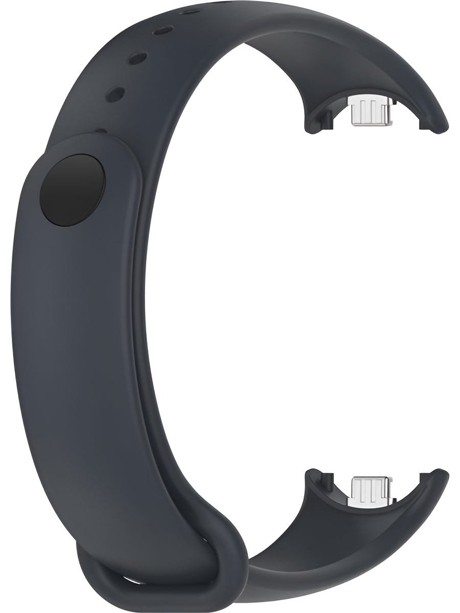 Силиконовый ремешок Rumi Metalfix для Xiaomi Smart Band 8
