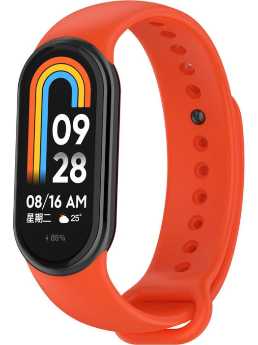 Силиконовый ремешок Rumi Metalfix для Xiaomi Smart Band 8