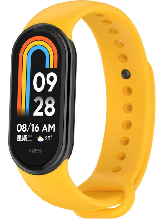 Силиконовый ремешок Rumi Metalfix для Xiaomi Smart Band 8