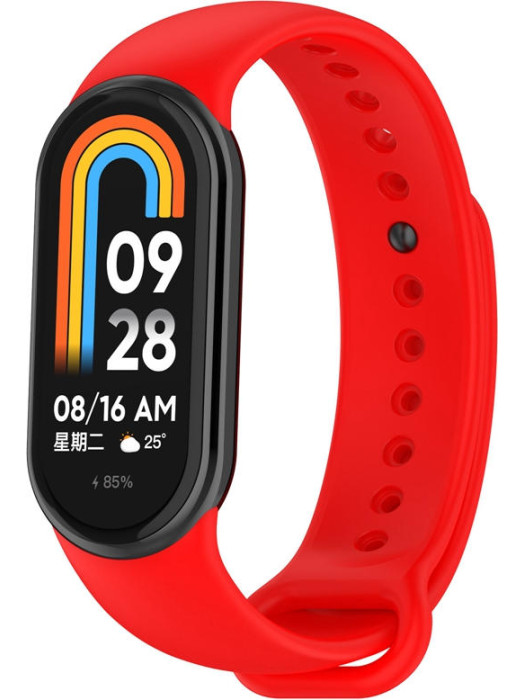 Силиконовый ремешок Rumi Metalfix для Xiaomi Smart Band 8