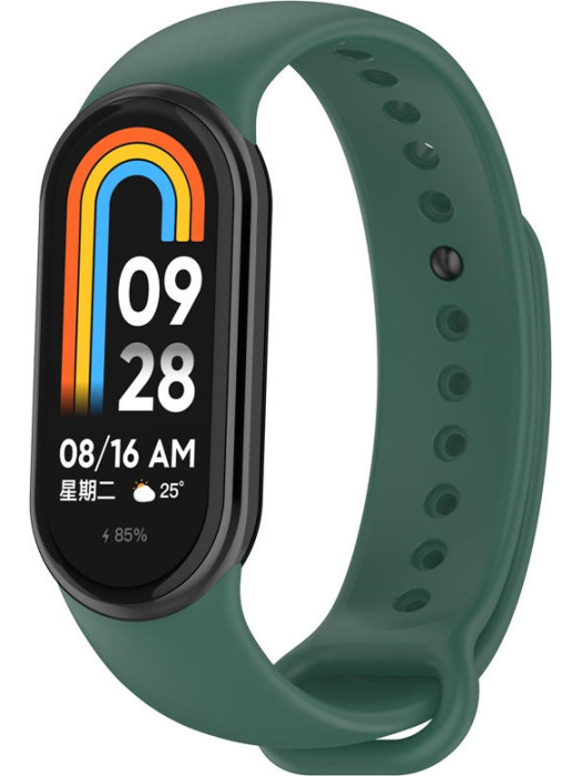 Силиконовый ремешок Rumi Metalfix для Xiaomi Smart Band 8