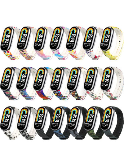 Силиконовый ремешок Rumi для Xiaomi Smart Band 8