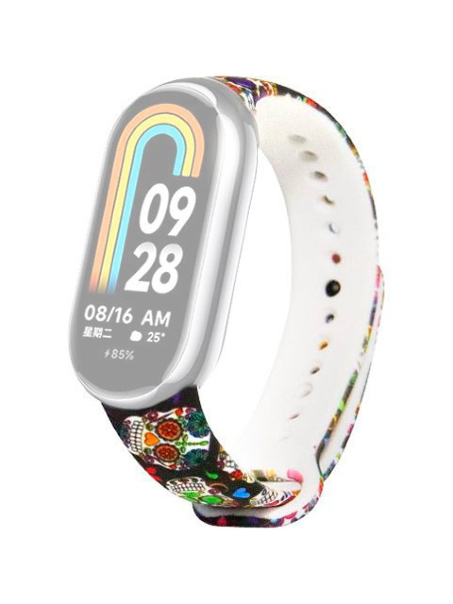 Силиконовый ремешок Rumi для Xiaomi Smart Band 8