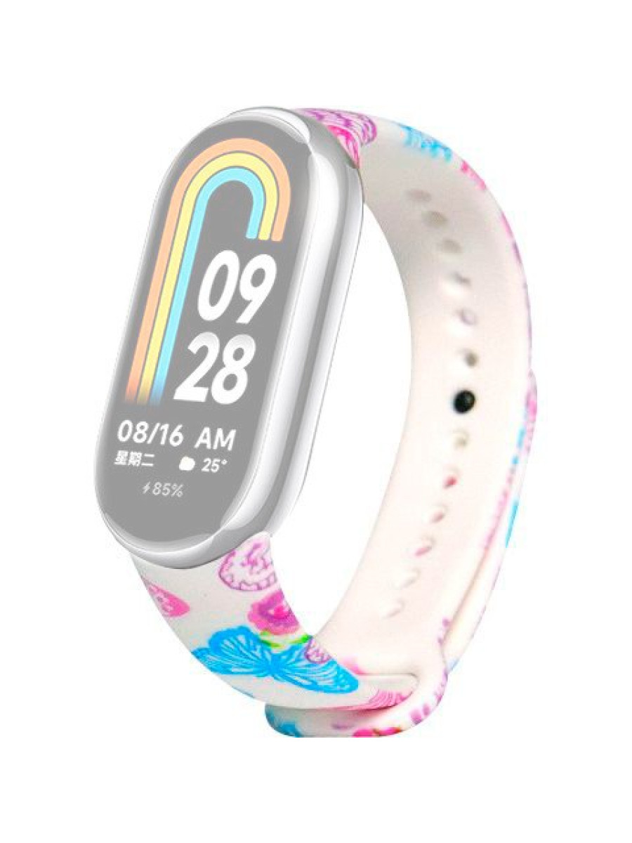 Силиконовый ремешок Rumi для Xiaomi Smart Band 8