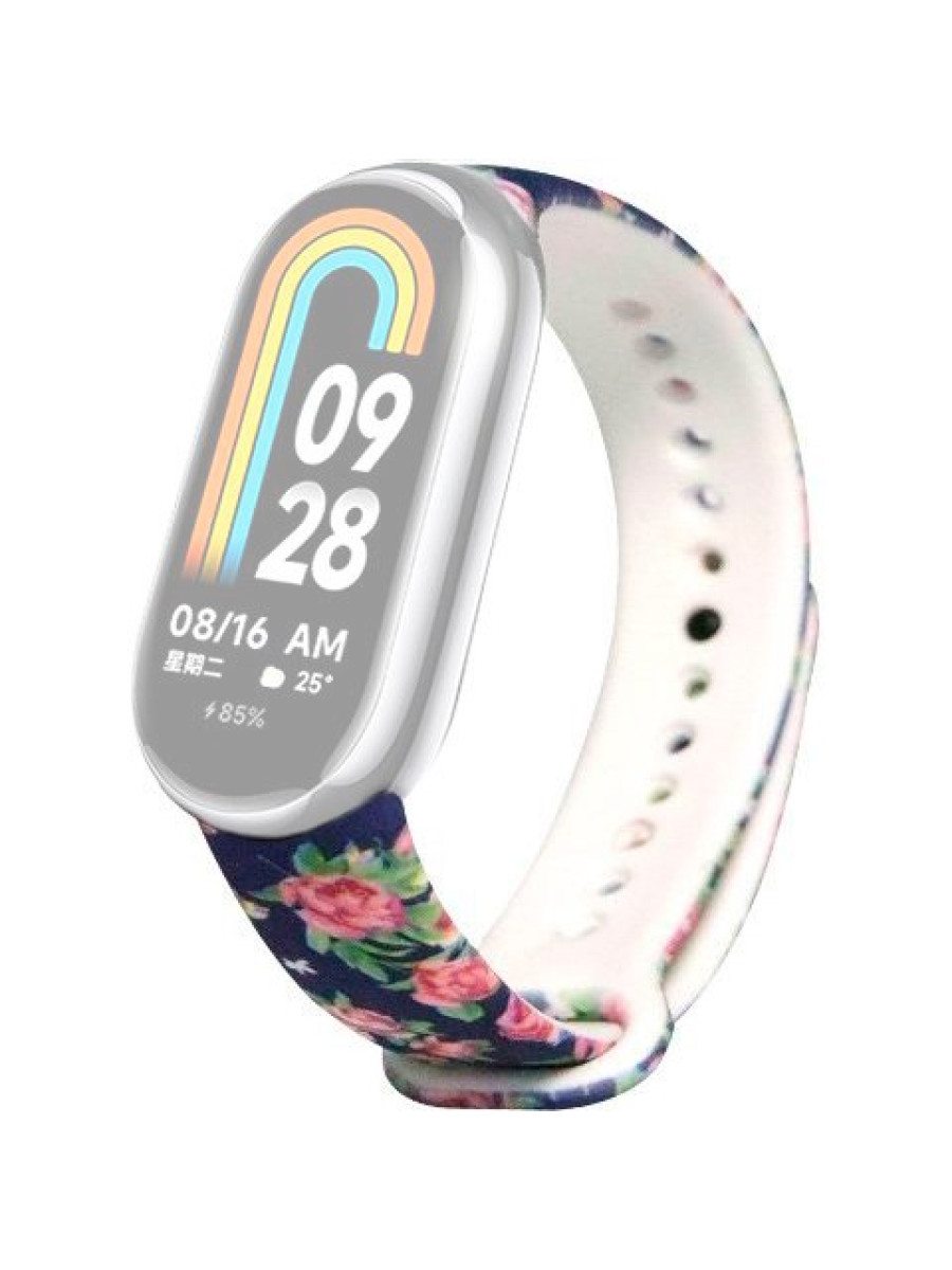 Силиконовый ремешок Rumi для Xiaomi Smart Band 8