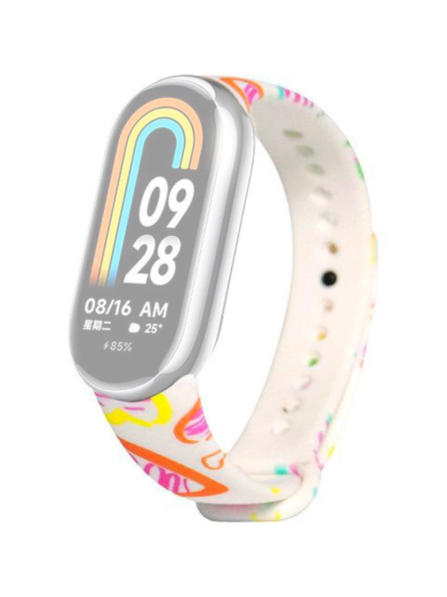 Силиконовый ремешок Rumi для Xiaomi Smart Band 8