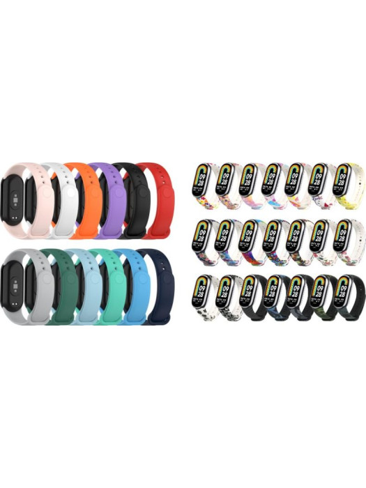 Силиконовый ремешок Rumi для Xiaomi Smart Band 8