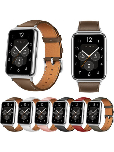 Кожаный ремешок Rumi для Huawei Watch Fit 2