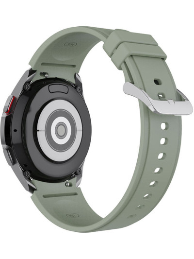 Силиконовый ремешок Rumi Classic для Galaxy Watch 4, 5, 6, 7, FE Шалфейно-зеленый