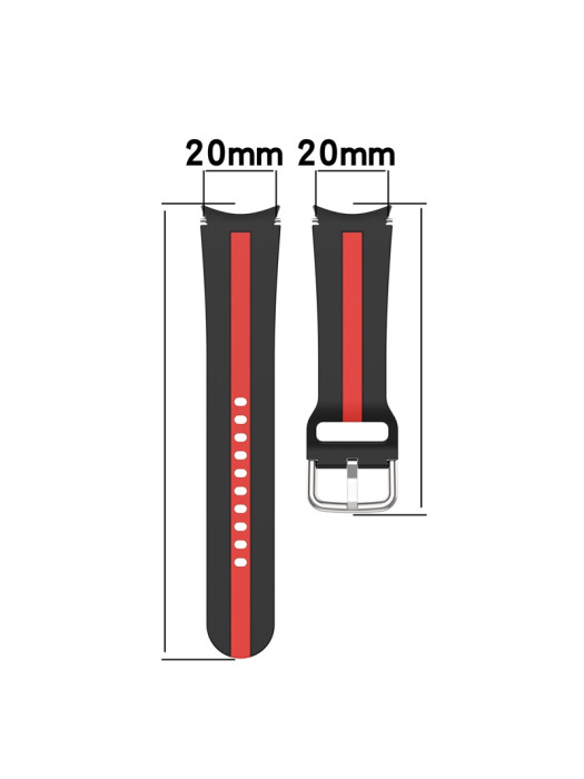 Силиконовый ремешок Rumi Sport Line для Samsung Galaxy Watch4/5/6
