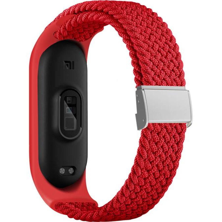 Нейлоновый плетеный ремешок Rumi Wick для Xiaomi Smart Band 3 / 4 / 5 / 6 / 7