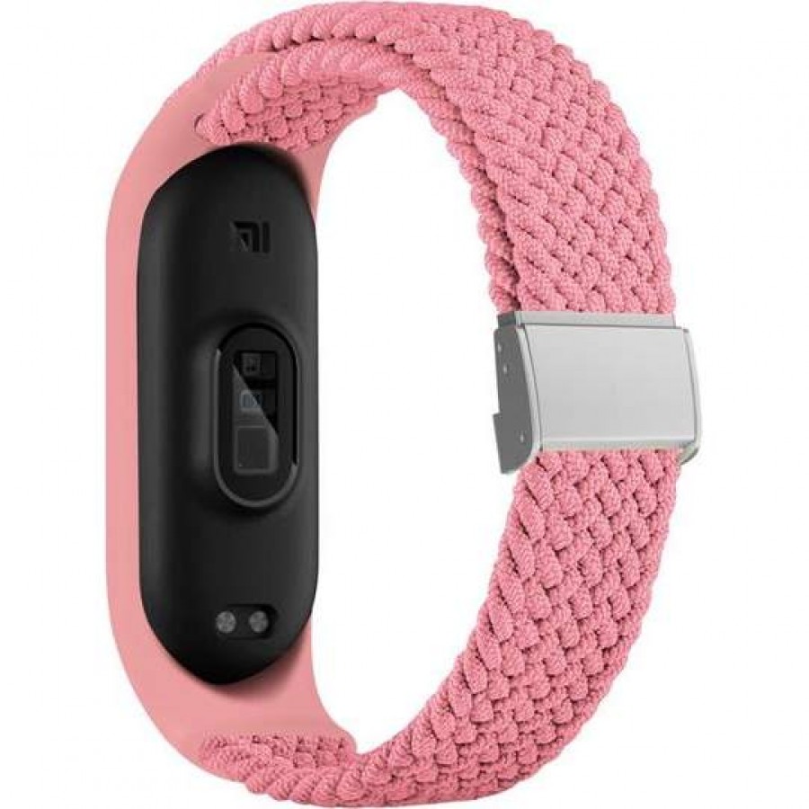 Нейлоновый плетеный ремешок Rumi Wick для Xiaomi Smart Band 3 / 4 / 5 / 6 / 7