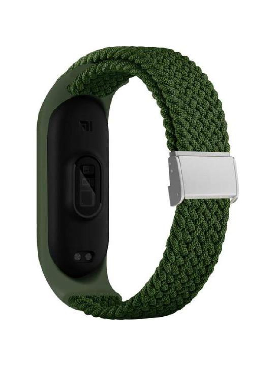 Нейлоновый плетеный ремешок Rumi Wick для Xiaomi Smart Band 3 / 4 / 5 / 6 / 7