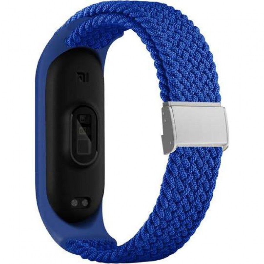 Нейлоновый плетеный ремешок Rumi Wick для Xiaomi Smart Band 3 / 4 / 5 / 6 / 7