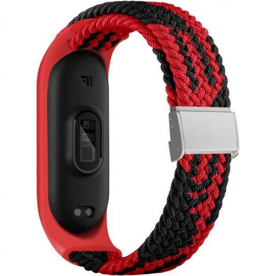 Нейлоновый плетеный ремешок Rumi Wick для Xiaomi Smart Band 3 / 4 / 5 / 6 / 7